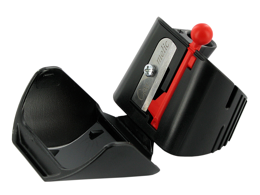 KUM Butterfly sharpener, container open